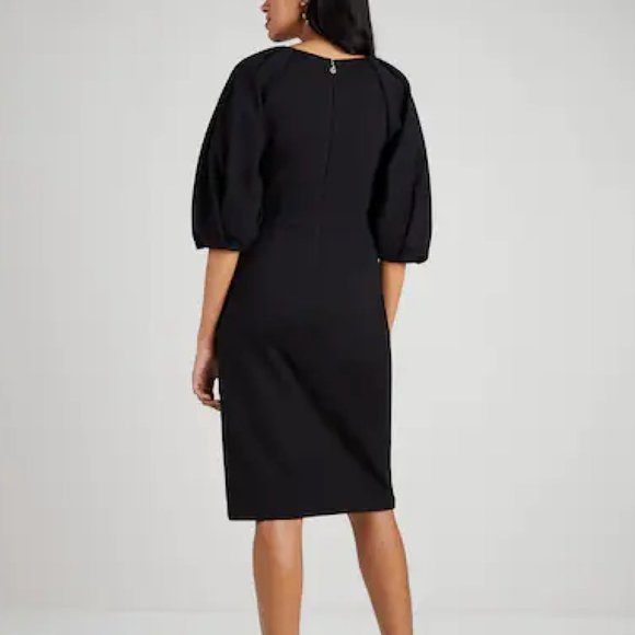 Kate Spade EUC Ponte Pleated-shoulder Dress - Picture 4 of 9